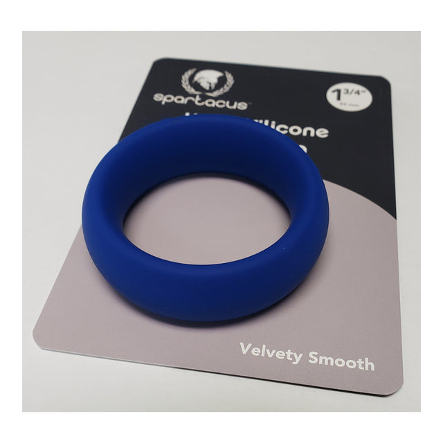 Wide Silicone Donut Ring - Blue 1.75"