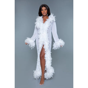 Glamour Robe - White