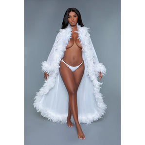 Glamour Robe - White