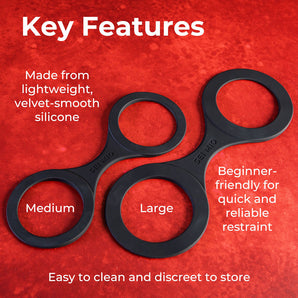 SEI MIO Handi-Cuffs Silicone - Medium