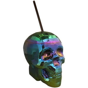 Oil-Slick Skull Cup  22oz