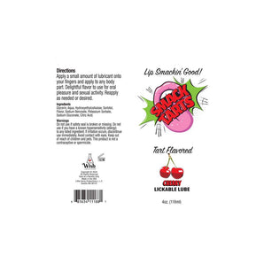 Lickable Lube - Sour Cherry 4oz