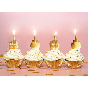Happy Fucking Birthday Candle 4pc Set