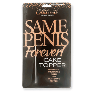 Glitterati Same Penis Forever CakeTopper