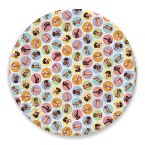 Dirty Penis Plates 7" - 8pc