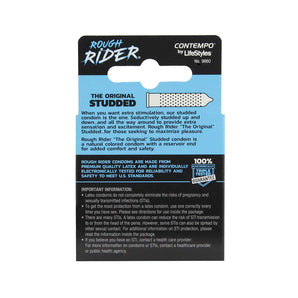 Lifestyles Rough Rider Studded - 3 pk