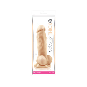 Colours Pleasures THICK Silicone 5"White