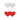 Pretty Pasties Hearts Red/Silver- 2 sets