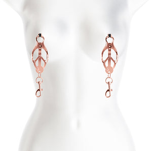 Bound Nipple Clamps - C3 - Rose Gold