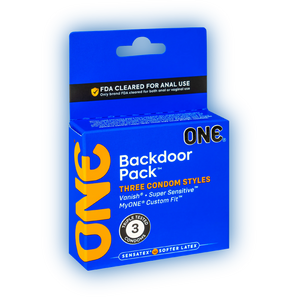 ONE Backdoor Condoms - 3pk