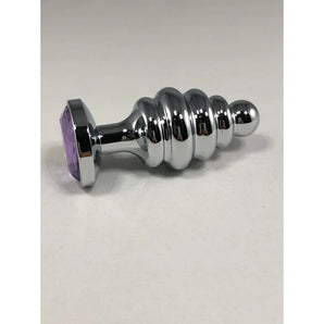 Thread Anal Plug: Large w/ Purple