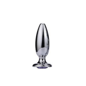 Extreme Bullet Anal Plug w/ Onyx jewel