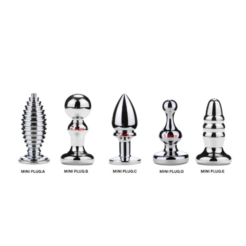 Mini Plug Set of 5 stainless steel plugs – EP Products Canada