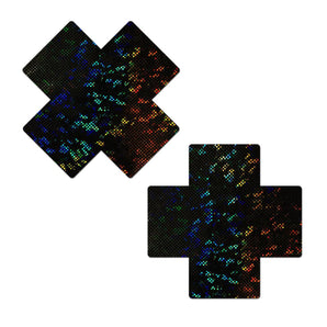 COVERAGE: Plus X Black Disco Full Breast Covers Support Tape XL