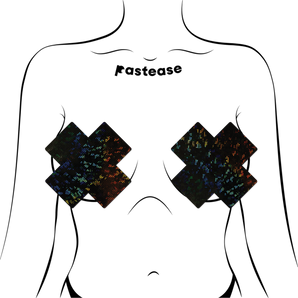 COVERAGE: Plus X Black Disco Full Breast Covers Support Tape XL