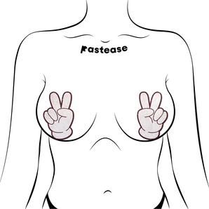 Peace Hands Pasties