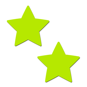 Star Pasties Glow in the Dark Star - Yellow