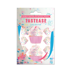 Tastease: Edible Pasties/Pecker Wrap- Cake Batter