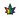 Enamel Pin: Rainbow Weed Leaf