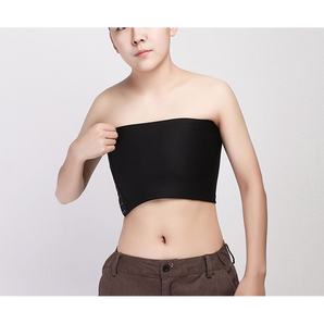 GF Strapless Chest Binder - Black Large