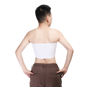 GF Strapless Chest Binder - White Large