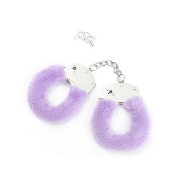 Hello Sexy Fuzzy Wrist Cuffs - Lilac