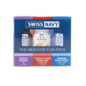 Swiss Navy Weekend Fun Pack 3x1oz