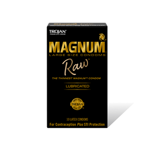 Trojan Magnum Raw Condoms - 10pk