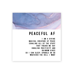 Peaceful AF - Magnet