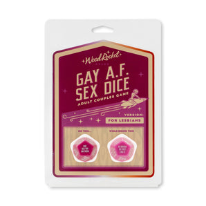 GAY A.F. SEX DICE: For Lesbians