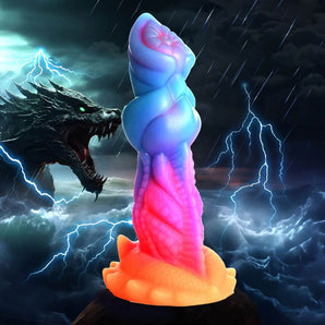 Aqua-Cock Glow-In-Dark Silicone Dildo