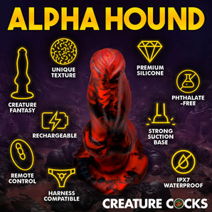 Hell Wolf Thrusting & Vibrating Silicone