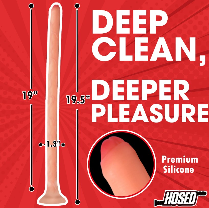 19" Slim Silicone Enema Hose EP Products Canada 19" Slim Silicone Enema Hose EP Products Canada