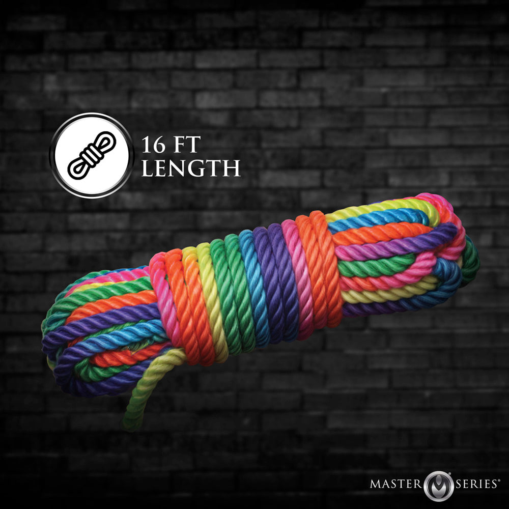 Sheebay Ropes Rainbow Shibari Rope - 16ft – EP Products Canada