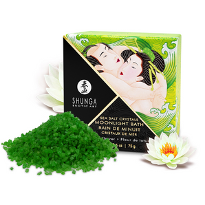 Oriental Crystals Bath Salts - single uses and display - Lotus Flower 75 gr.
