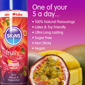 Skins Mango & Passion Fruit Water Based Lubricant 4.4 fl oz