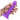 Squeezable Wavy Dildo - Purple