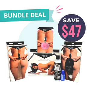 Tailz Fantasy Tail Plug + Lube Value Bundle