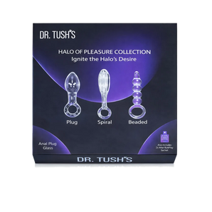 Halos of Pleasure – All Glass Anal Plug Trio