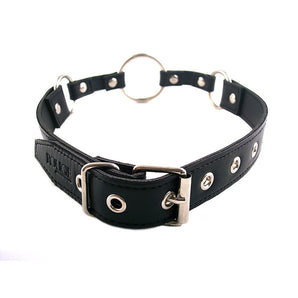 Leather O-Ring Gag - Black
