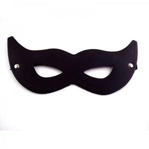 Leather Cat Mask Black