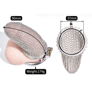 MESH CHAIN Chastity CAGE 45mm
