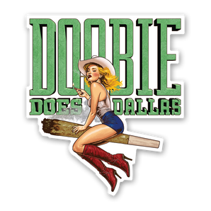 Doobie Does Dallas Sticker