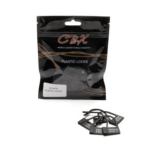 Single-Use Individually Numbered Plastic locks - 30pc