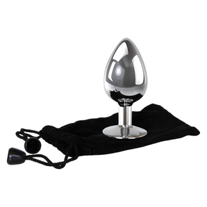 Adam & Eve Clear Gem Anal Plug Large