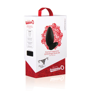 Premium Ergonomic Remote Panty Set - Black