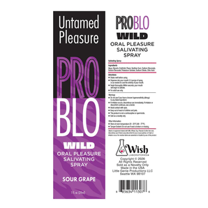 PROBLO Wild, Mouthwatering Salivating Spray, Sour Grape 1oz