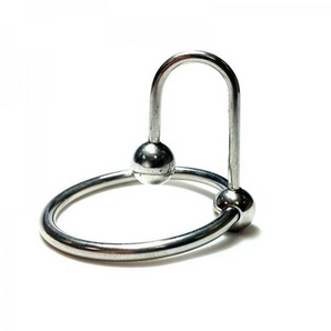 Stainless Steel Sperm Stopper With Ring In Clamshell (32mm)
