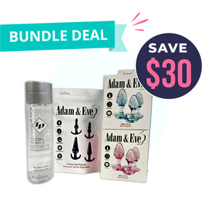 Adam & Eve Anal Plug Collection Value Bundle
