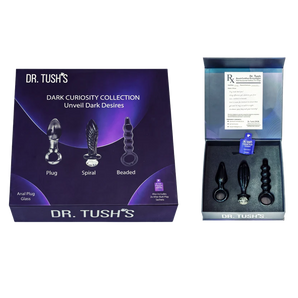 Dark Curiosity Set – All-Glass Anal Plug Trio